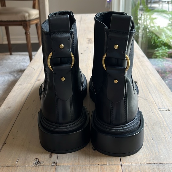 New! Frame 'Le London' Chelsea Booties Black Leather 9 US 39.5 EU 39 - Picture 6 of 10